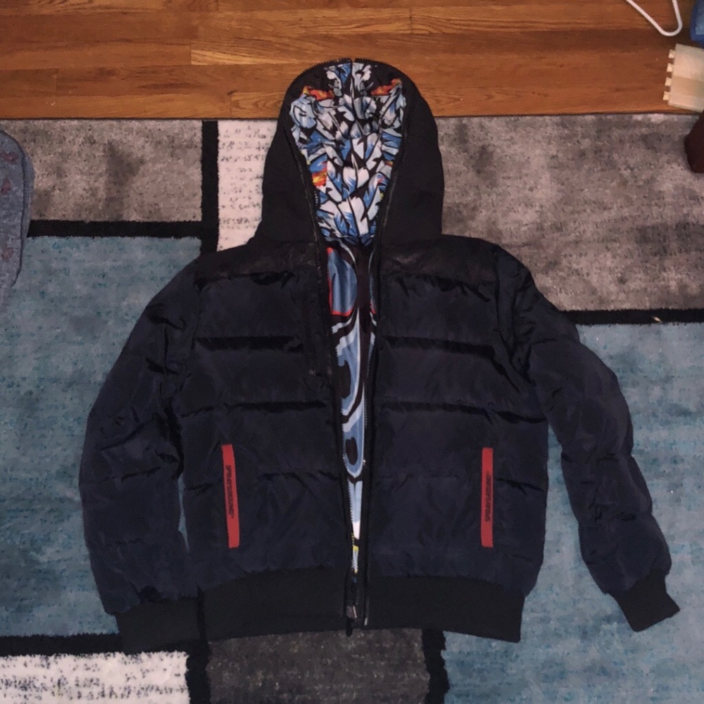 Sprayground “HeadHunters” Reversible Down jacket